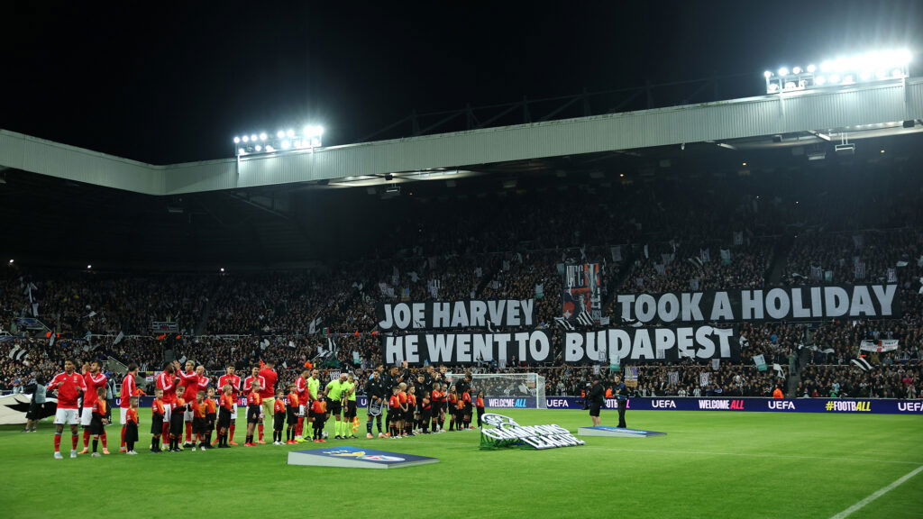 Newcastle United v Benfica Team Line Ups Champions League