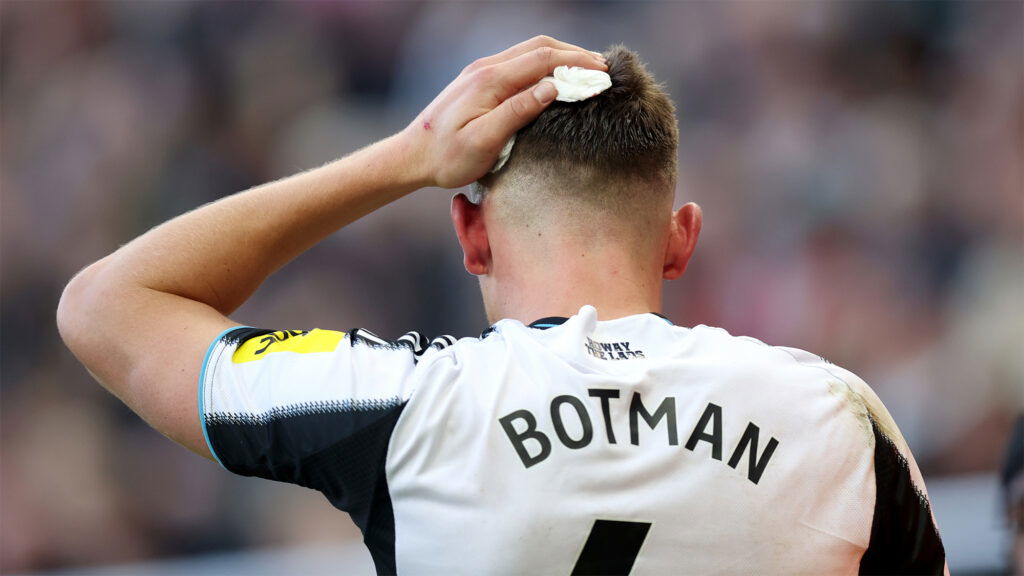 Sven Botman Head Injury Newcastle United