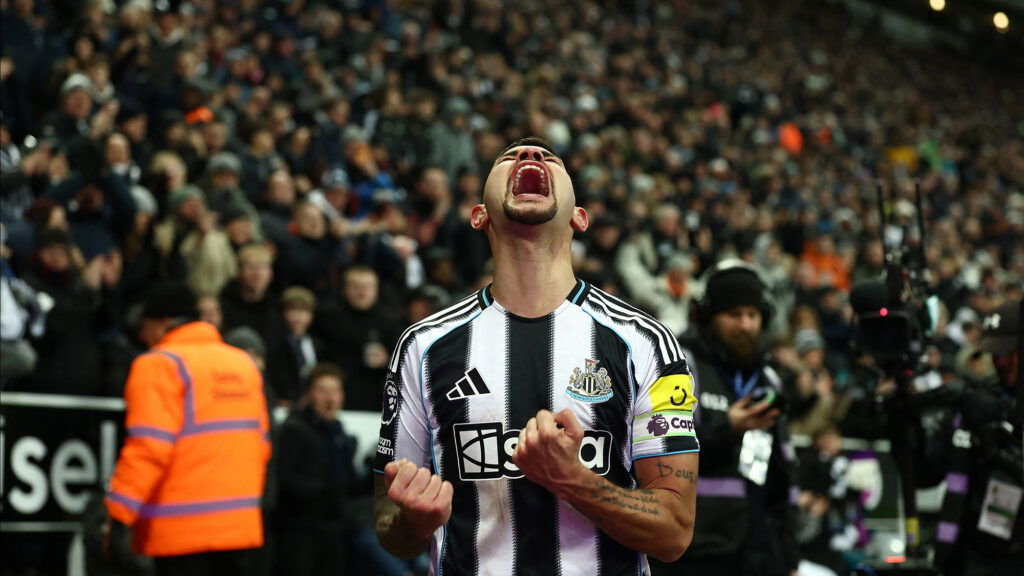 Bruno Guimaraes Newcastle Goal Celebration