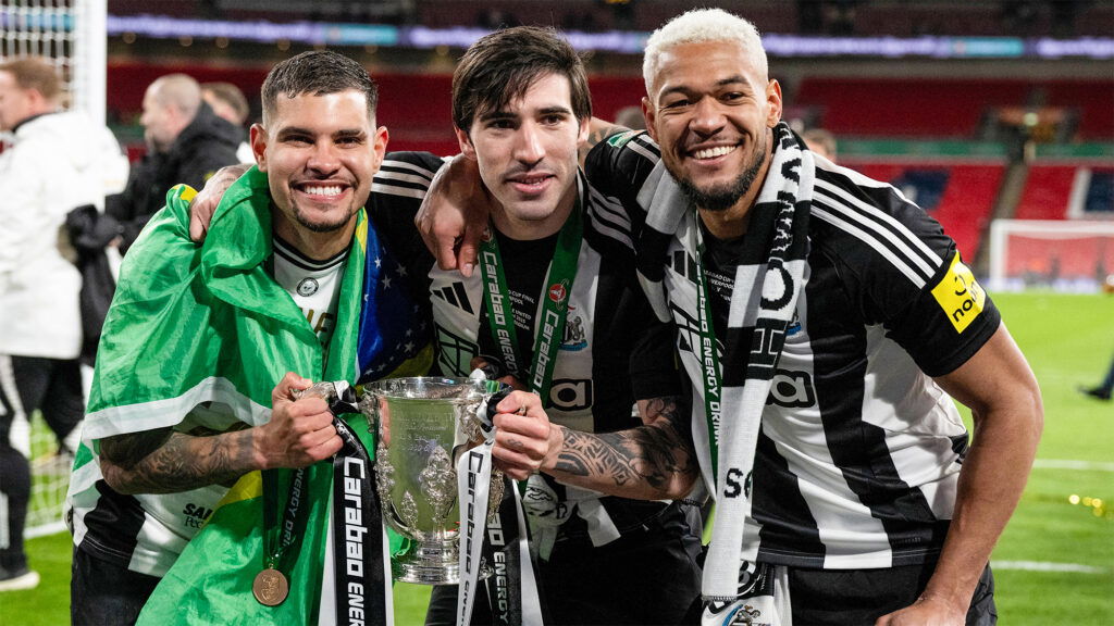 Bruno Guimaraes Sandro Tonali Joelinton Carabao Cup Newcastle
