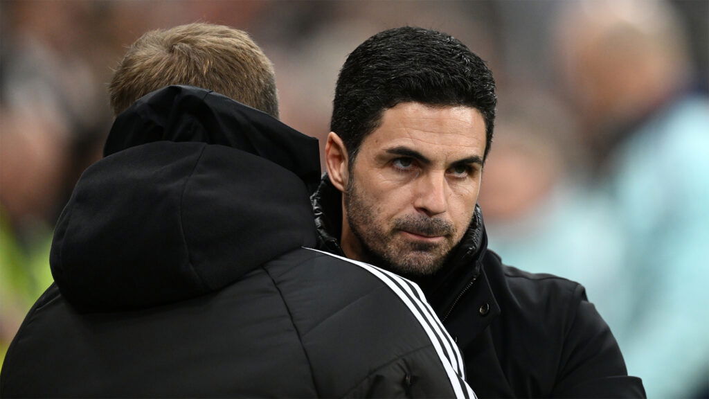 Mikel Arteta Arsenal Eddie Howe Newcastle