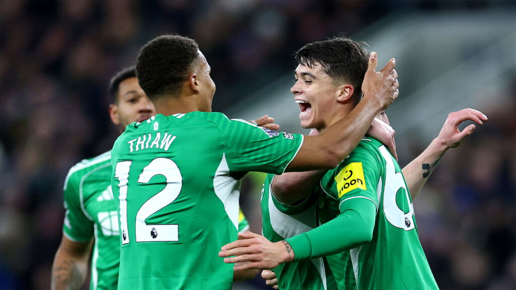 Lewis Miley Goal Celebration Newcastle United