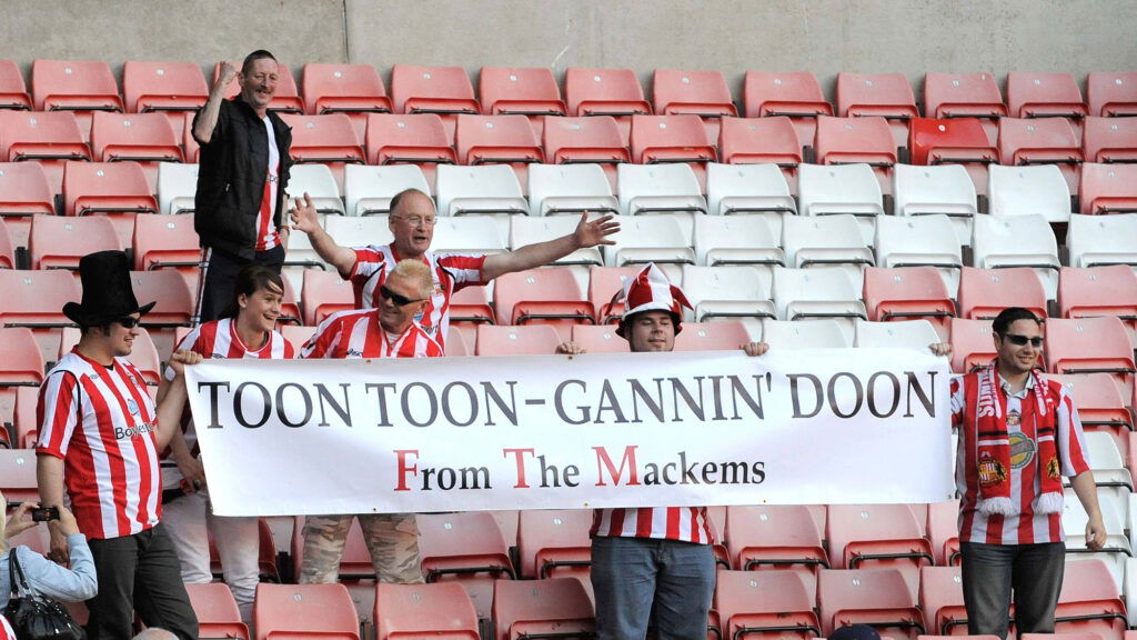 Sunderland Fans Banner Mackems