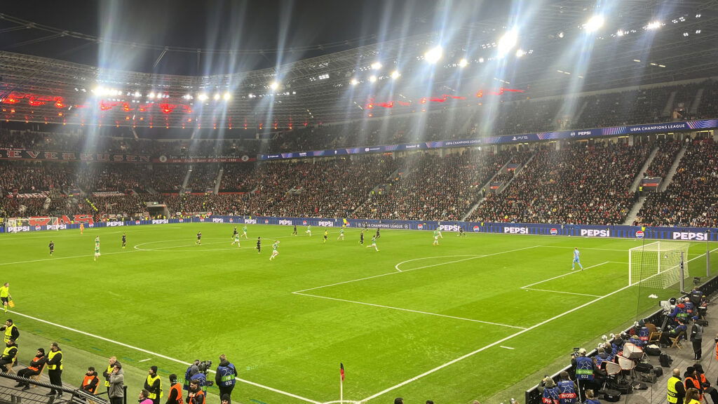 View From The Away End Leverkusen BayArena