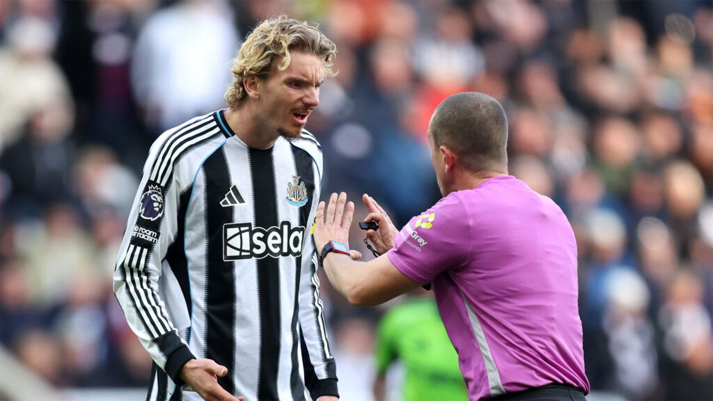 Nick Woltemade Newcastle Peter Bankes Referee