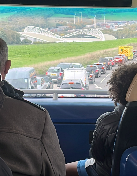 Brighton away bus